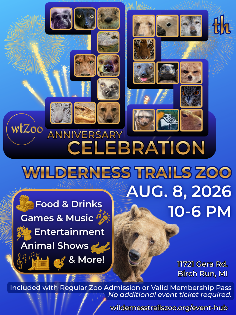 Wilderness Trails Zoo 35th Anniversary Celebration | Frankenmuth